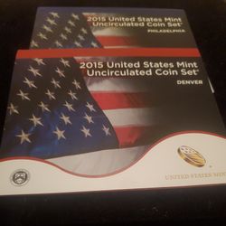2015 Uncirculated Mint Set 28 Coins 