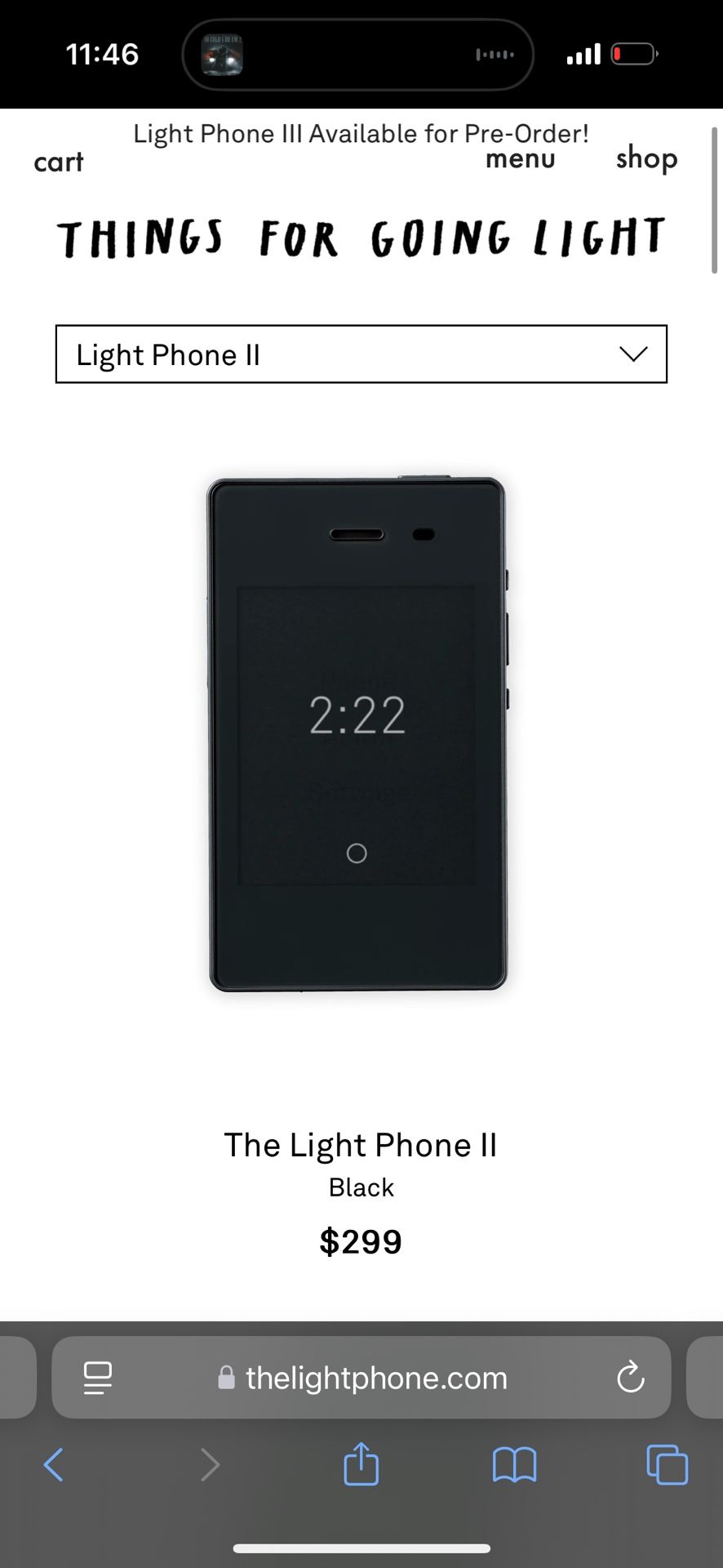 Light phone