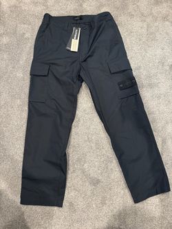 Stone Island Black Cargo Pants 34x34 100% Cotton ((contact info removed) ALL-WEATHER)