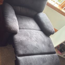 Navy Blue Recliner