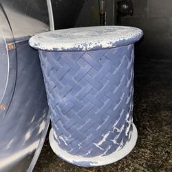 Cement, Stool Or Planter Either Or