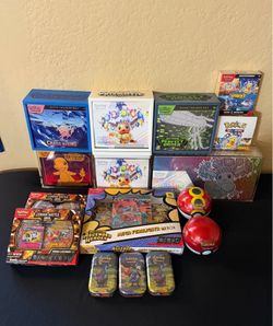 Pokemon Prismatic Evolutions SPC & ETB, Obsidian Flames ETB, with Acrylic & More