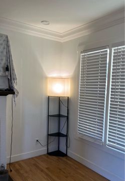 Floor Lamp with Shelves