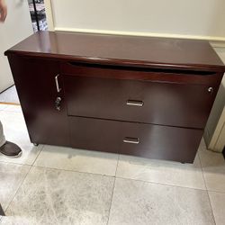 Office Credenza with Lock
