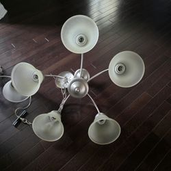 5 bulb and 3 Bulb Chandelier & Dome ceiling lights