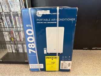 GE 7800  BTU  PORTABLE AIR CONDITIONER | FAN | DEHUMIDIFIER