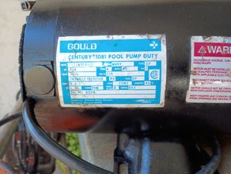 Flow  Master Gould Century 1081 Pool Pump  