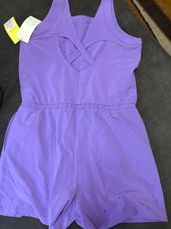 All In Motion Girls' Woven Active Romper