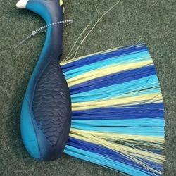 Rubber Peacock Hand Brush (22)
