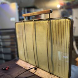 VERY RARE AND WORKS!! 1940s - 1960s Vintage Electrigras Twinbeam Radiant Glass Heater - Model PH-50