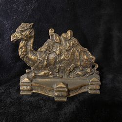 Bronze camel Egyptian Wall Plaque Figure