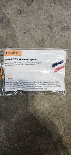 Fluke alligator clips