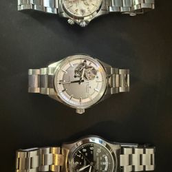 Zenith Synopsis El Primero / Seiko Red Alpinist / Hamilton Khaki Watch