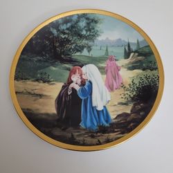 Precious Moments Plate "Where You Go, I Will Go" Hamilton Collection