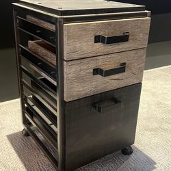 3-drawer Office Organizer Shelf Desk Cart