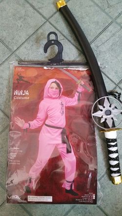 CHILD PINK NINJA COSTUME