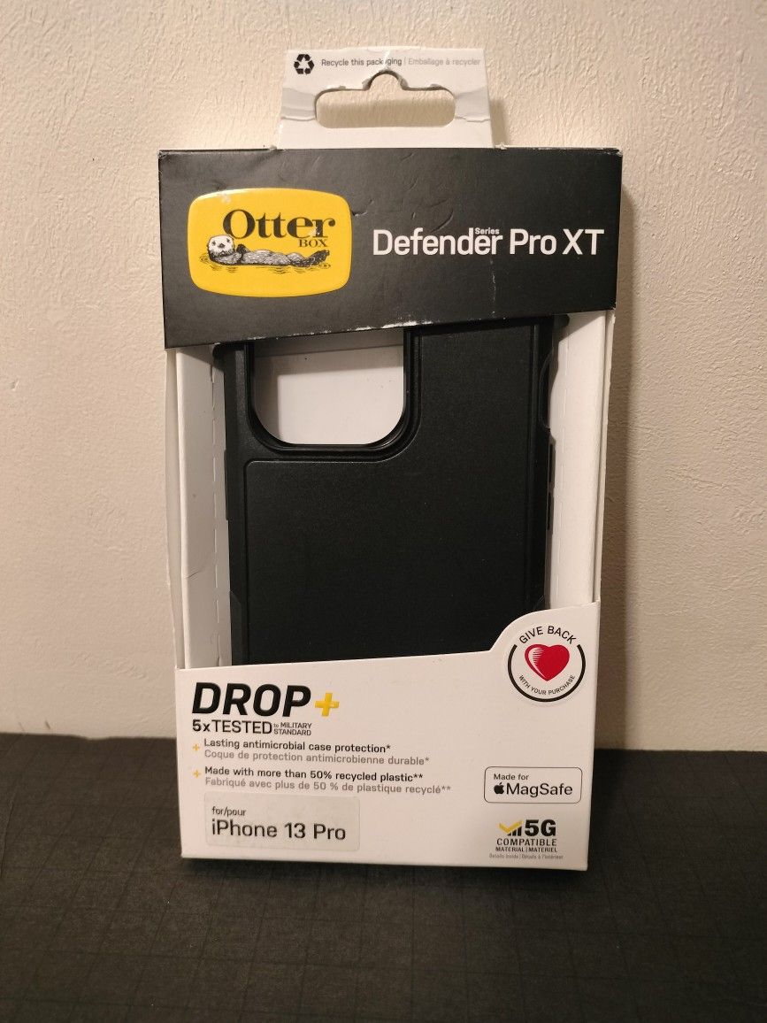 "Fortify Your iPhone 13 Pro: Introducing the OtterBox Defender Pro XT Black Case"