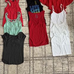 Womans Size medium Shirts And Dresses