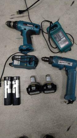 Makita Drill Driver Taladro Barrena Set 9v 12v Nimh Nicad Battery Charger