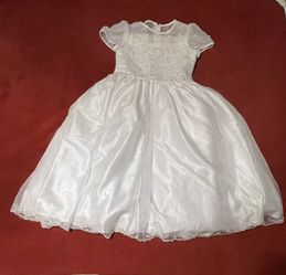 White Dress First Communion Dress 👗 Wedding Flower Girl