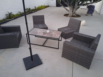 Backyard chairs