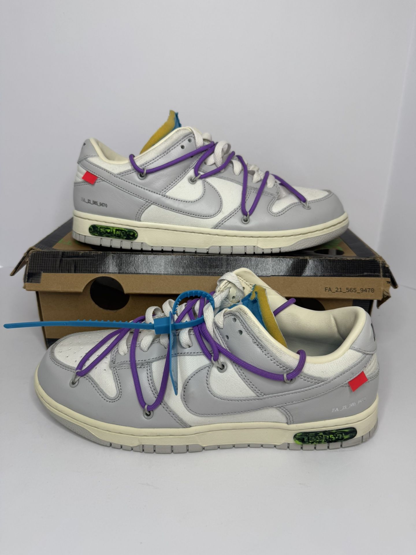 Nike Off-White x Dunk Low “Lot 47 of 50” - Size 10M