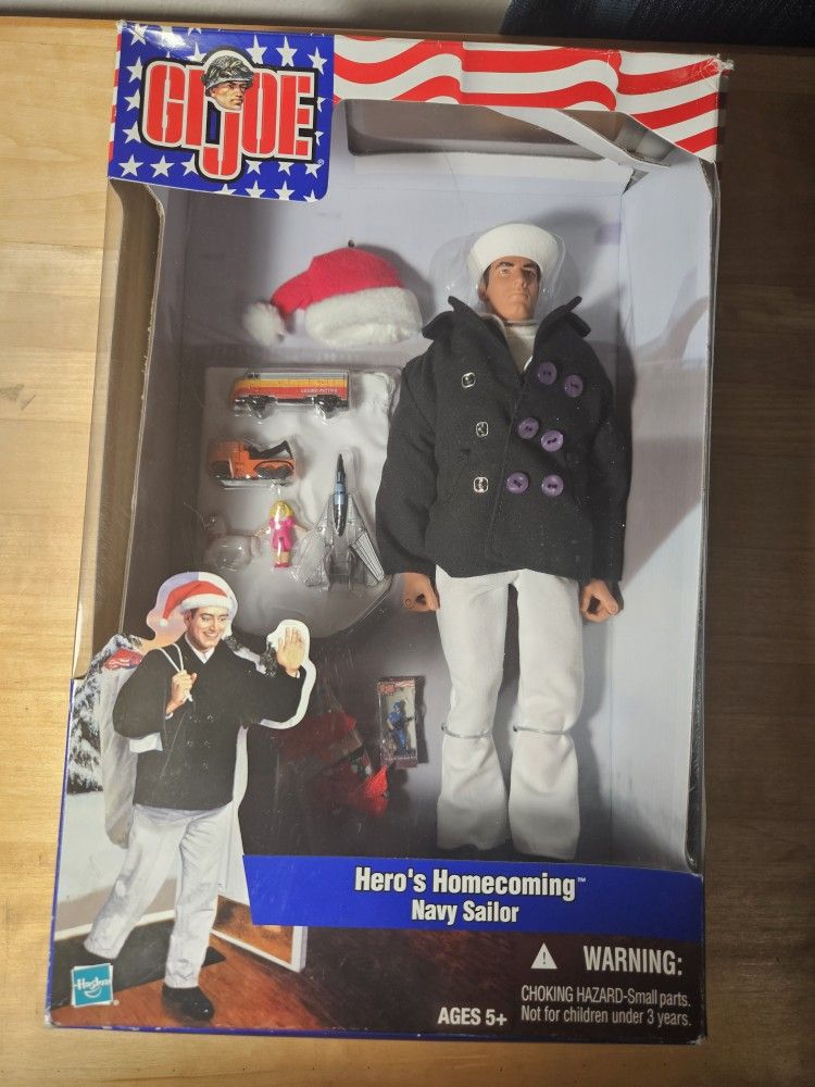 Hero's homecoming navy sailor gi joe 2002 New/Sealed