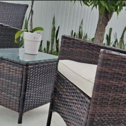 Patio Garden Balcony Furniture Set 3 Pcs Brand New