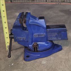 Record Swivel Bench Vise 1 Ton 4" Jaws Made In Sheffield England