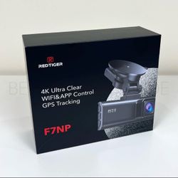 REDTIGER 4k F7NP  Dashcam BRAND NEW