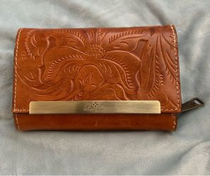 Patricia Nash western leather wallet