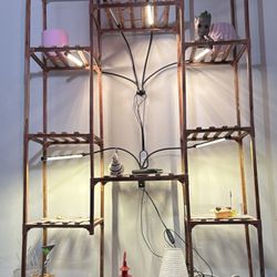 PLANT STAND WITH LIGHTS REMOVEABLE 