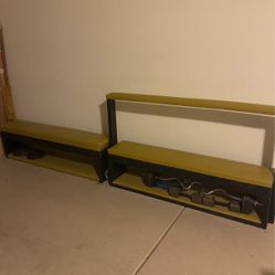 Weight Bench And Storage 