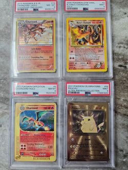 Pokemon PSA slabs