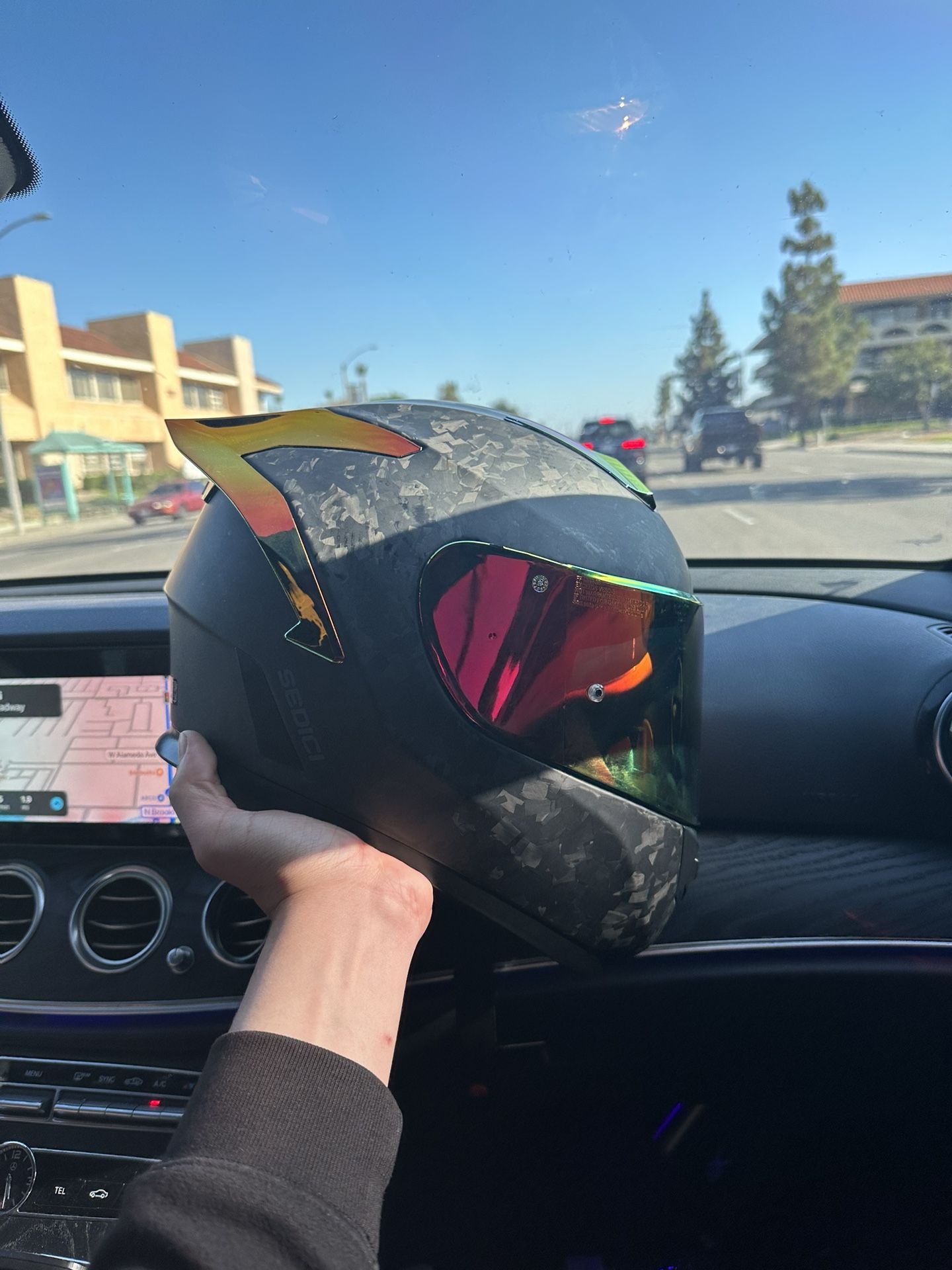 Sedici Strada II Forged Carbon Helmet