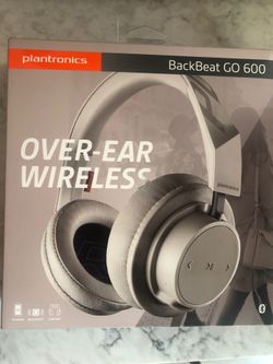 Over ear wireless, plantronics backbeat GO 600 headphones