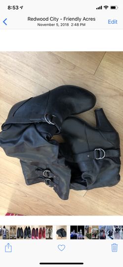 Brand new leather boots size 7.5