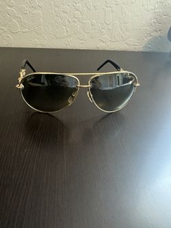 Gucci Sunglasses Aviator GG 4225/S WL4AE 63mm Gold Black Gucci Marina Chain Aviator Sunglasses GG 4225/S Gold Black  main image 3