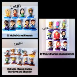 McDonalds's Marvel Toy Lots