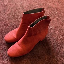 Red Boots Size 8 1/2