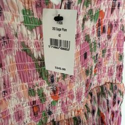 Ganni Floral midi Dress Size 42