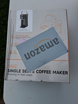 Tasteless single serve coffee maker
