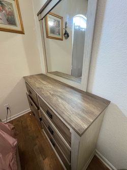 IKEA dresser + mirror