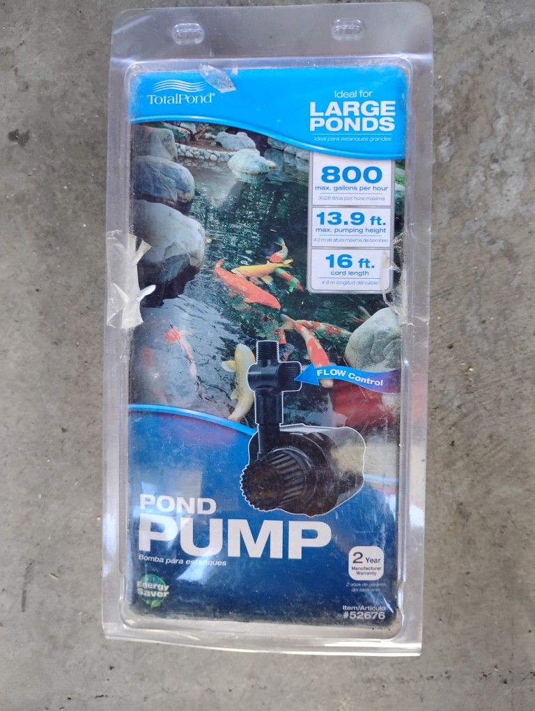 800 GPH Pond Pump Total Pond