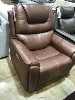 Leather Power Recliner