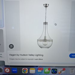 3 Brand New Hudson Valley Lighting Pendants