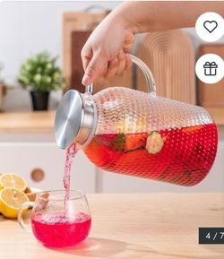 New glass pitcher