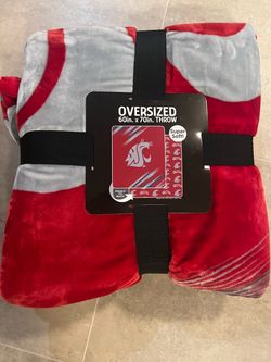 WSU THROW BLANKET-go cougs!