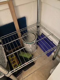 Metal shelf