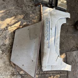 Square body ranger off-road over fenders, hood, headlights and prerunner bumper